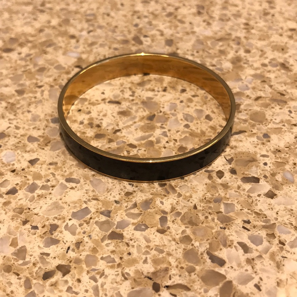 J. Crew Black & Gold Bangle